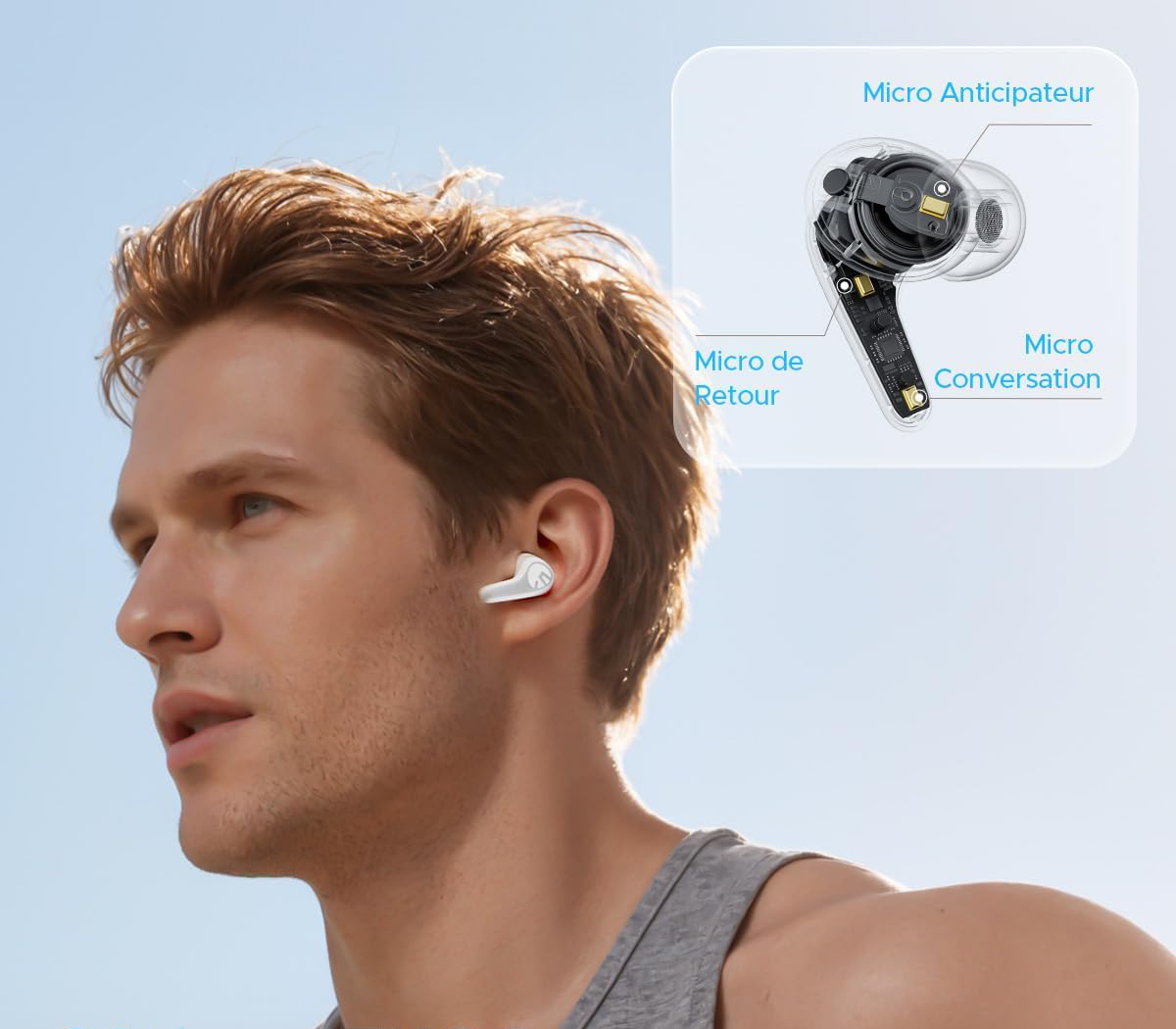 Беспроводные наушники TWS SOUNDPEATS C30 с гибридным шумоподавлением и Hi-Res Audio